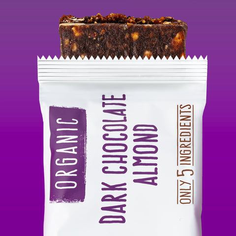 Dark Chocolate Almond Healthy Snack Bar Box of 12 Jonesbar