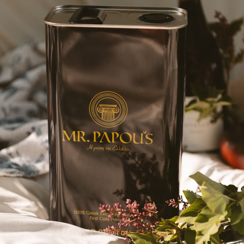 Extra Virgin Olive Oil 3 Liter Family Tin Mr. Papou's