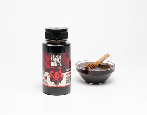 5 - Pepper Smoked Honey Natural Honey Honey Badgers Bee Farm