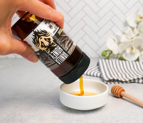 Vanilla Honey Raw Infused Honey Honey Badgers Bee Farm