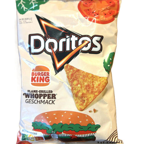 Doritos Flame-Grilled Whopper Chips Snack Germany