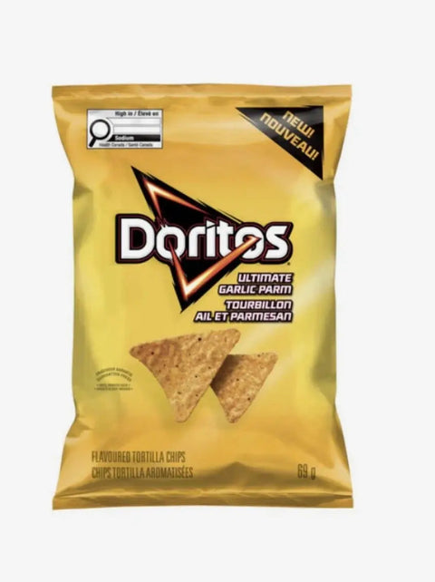 Doritos Ultimate Garlic Parmesan Bold Canadian-Exclusive Chips Doritos