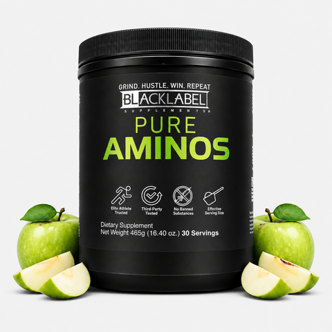 Pure Aminos Plant-Based Amino Acid Supplement BLACKLABEL