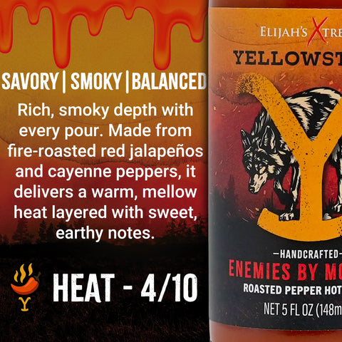 Roasted Jalapeño Mild Hot Sauce Enemies by Morning Official Yellowstone
