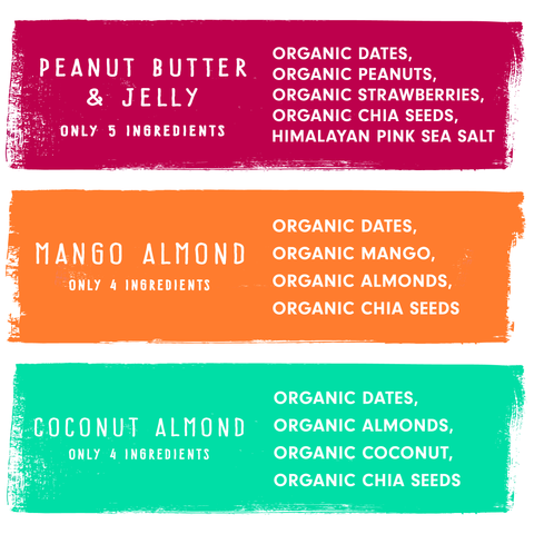 Fruit Lovers Variety Pack Organic Fruit Bars Box of 12