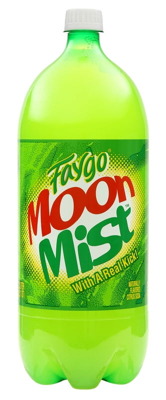 Faygo Moon Mist Soda Pop, 2 Liter Bottles
