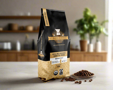 Healing Grounds Sumatra Brew - Organic Medium Roast Specialty Coffee