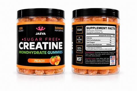 Sugar Free Creatine Monohydrate 120 Count Gummies JAEVA