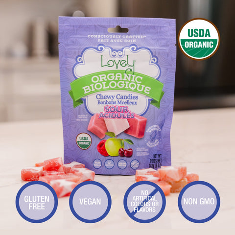 Organic Sweet Tooth Sampler Organic Candies Lovely Candy Company