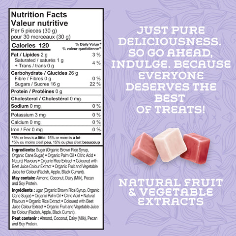 Organic Sour Chewy Candies Vegan Sour Fruit Chews Lovely Candy Co.