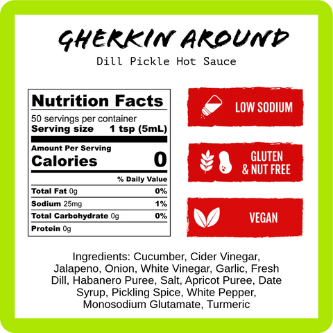 Gherkin Around - Dill Pickle (9oz)