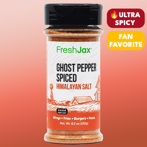 Ghost Pepper Hot Himalayan Salt Spiciest Sea Salt FreshJax