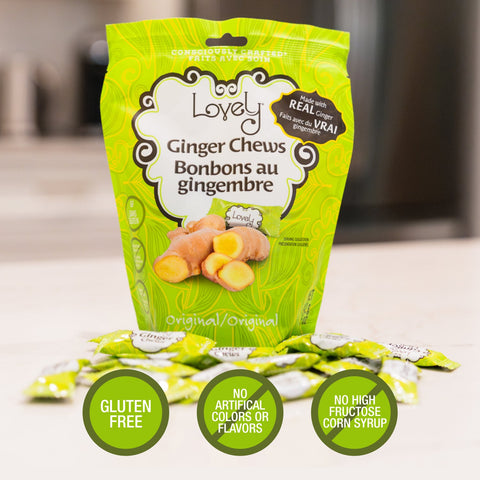 Ginger Essentials Box Ginger Chews Gift Set Lovely Candy Company