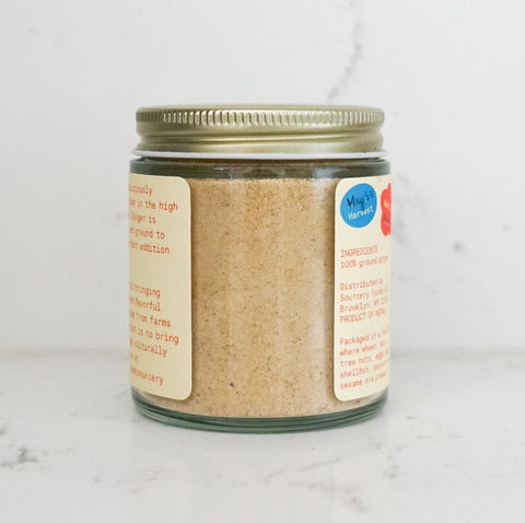 Sourcery Ginger Nasse Heirloom Ginger Powder 6 Jars Case