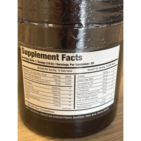 Global Supremacy Firestorm Pre-Workout