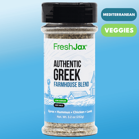 Low Sodium Authentic Greek Seasoning Mediterranean Herb Mix FreshJax