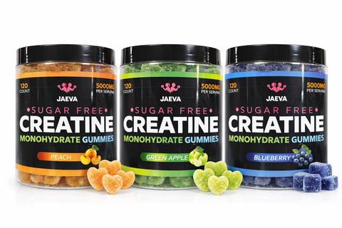 Creatine 3-Pack Bundle 5g Creatine Monohydrate Gummies JAEVA