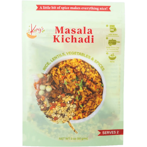 Masala Kichadi – One-Pot Vegan Meal with Lentils & Rice