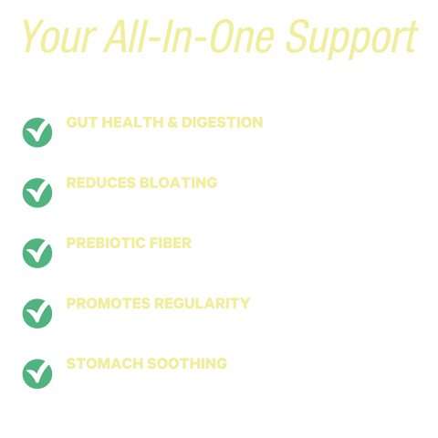 Gut Bliss Digestive Support Powder with Moringa and Ginger