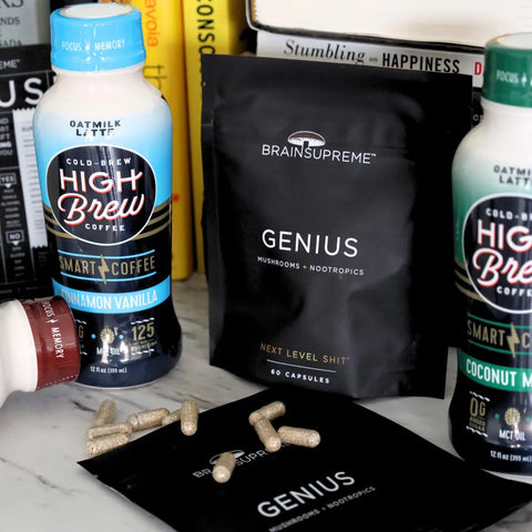 GENIUS Focus Creativity Energy Supplement BRAINSUPREME