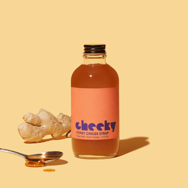 Honey Ginger Syrup Cocktail Mixer Cheeky Cocktails