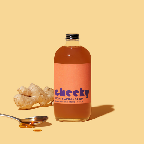 Honey Ginger Syrup Cocktail Mixer Cheeky Cocktails