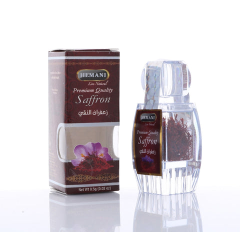 Hemani Saffron Premium Red Threads (0.5g) - For Culinary use Use | Rice I Paella I Persian Tea I Golden Milk