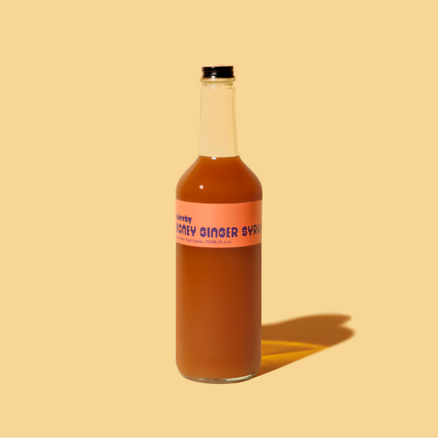 Honey Ginger Syrup Cocktail Mixer Cheeky Cocktails