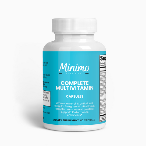 Complete Multivitamin Immunity Boost Supplement 60 ct Minimo Nutrition