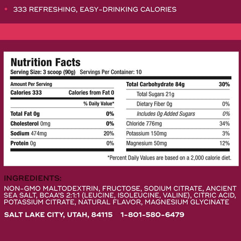 Half Evil High-Carb Endurance Fuel 333 Carbohydrates Electrolytes