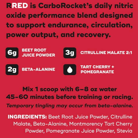 Nitric Oxide Beet-Powered Pre-Workout Performance Blend RRED