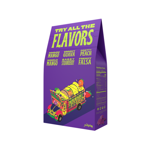 South-Asian Blueberries Fruity Bites Box 150g Pulpito Freaky Falsa