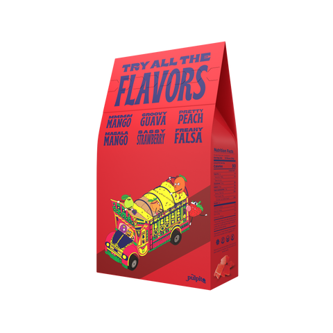 Sassy Strawberry Fruit Bites Box 150g Case Pulpito