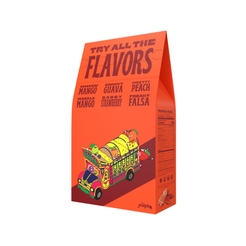 Pulpito Masala Mango Fruit Bites 150g Box 12 Pack