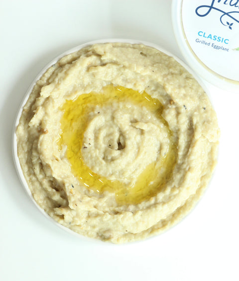 Sohha Baba Ghanouj Classic Container Grilled Eggplant Dip 6 containers case