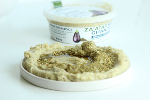 Sohha Za'atar Baba Ghanouj Authentic Lebanese Eggplant Dip 6 Containers Case