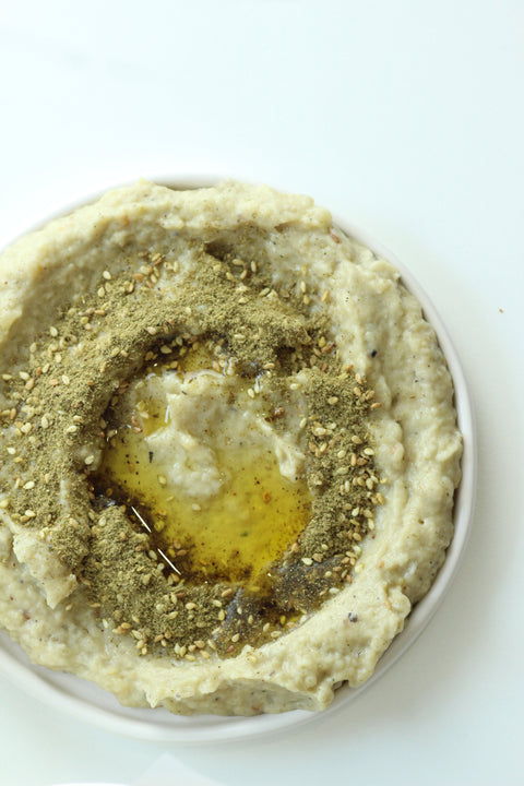 Sohha Za'atar Baba Ghanouj Authentic Lebanese Eggplant Dip 6 Containers Case