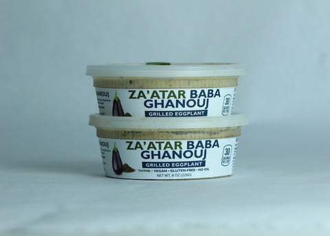 Sohha Za'atar Baba Ghanouj Authentic Lebanese Eggplant Dip 6 Containers Case