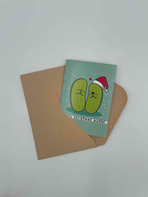 Pickle Vibrant Greeting Card