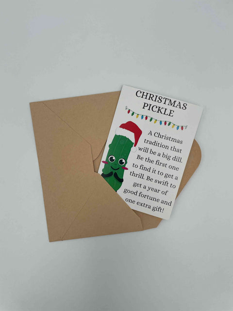 Pickle Vibrant Greeting Card