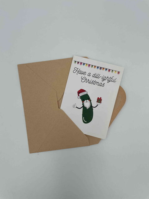 Pickle Vibrant Greeting Card