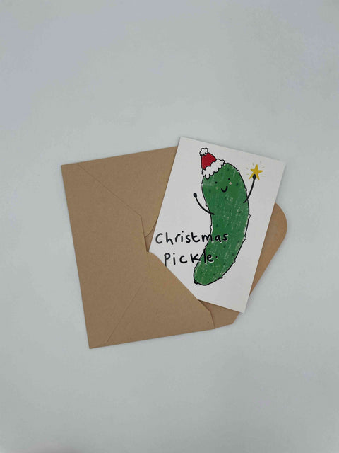 Pickle Vibrant Greeting Card