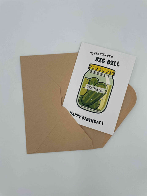 Pickle Vibrant Greeting Card