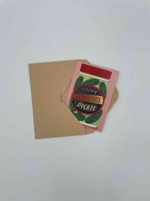 Pickle Vibrant Greeting Card