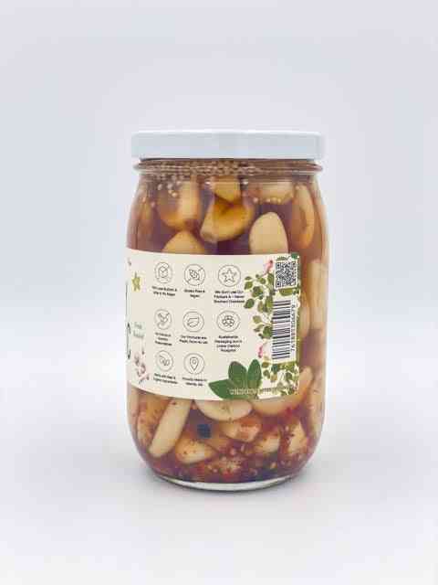 Spicy Pickled Garlic Bold Flavor Pickles The Spicy Garlic