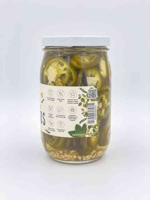 Sweet Jalapeños Resealable 17 oz Glass Jar Pickles