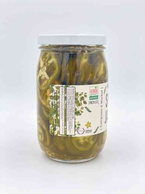 Sweet Jalapeños Resealable 17 oz Glass Jar Pickles