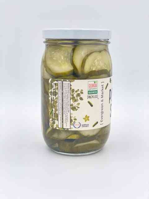 Extra Tangy The Power Sour Pickles 17 oz Glass Jar