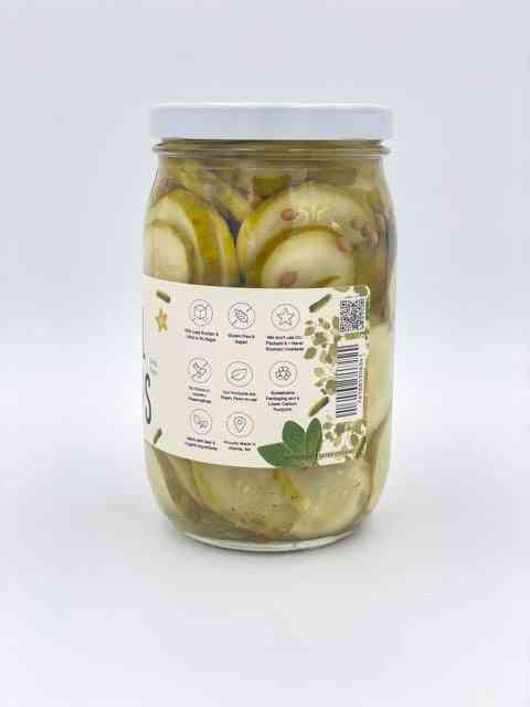 The Dill Chips Classic Flavor Dill Chips 17 oz Glass Jar
