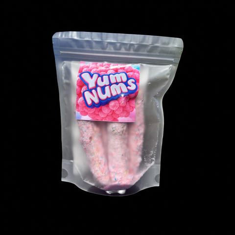 Freeze-Dried Crunchy Fruit Roll-Up Candy Shapow Sticks by YumNums Candy